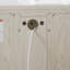 Vitrine exquise avec quatre portes en verre et tablettes réglables, idéale pour mettre en valeur des objets de collection-1076425100