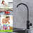 Kitchen Drinking Water Filter Tap - Stainless Steel, 360 Swivel, No Rust, Leakage, Matte Black Hue Faucet For Steel Build, Splash, Look, Secondary Contamination-51397037