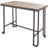 Vandervoort Solid Wood Top Metal Base Dining Table-1552892104