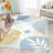 Kaldi Vibrant Spring Floral Print Machine Washable Area Rug with Non-Slip Backing for Living Room, Dining Room, Bedroom-145547963