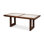Versatilis Marble Top Solid Wood Base Dining Table