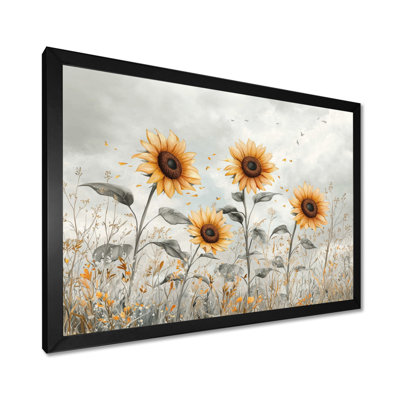 Art mural sur toile, tournesols Drangang