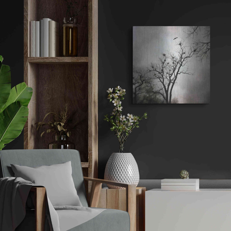«The Heron Rookery» par Debra Van Swearingen, H 24 po x l 24 po