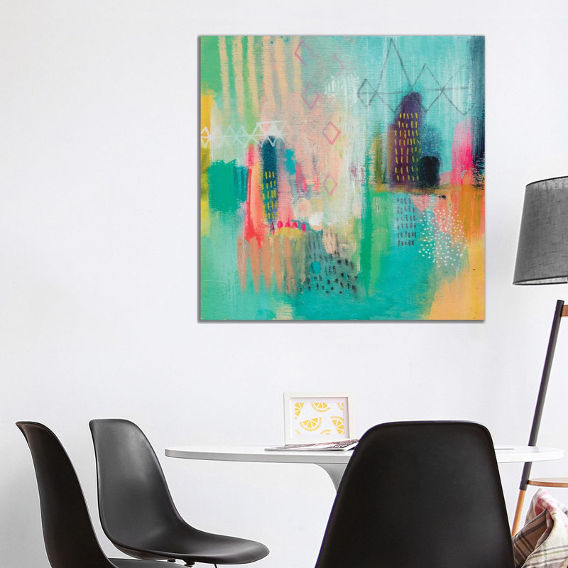 Flamingo Squared by Albert Koetsier - Gallery-Wrapped Canvas Giclée on Canvas, 45.72 cm H x 45.72 cm W x 3.175 cm D