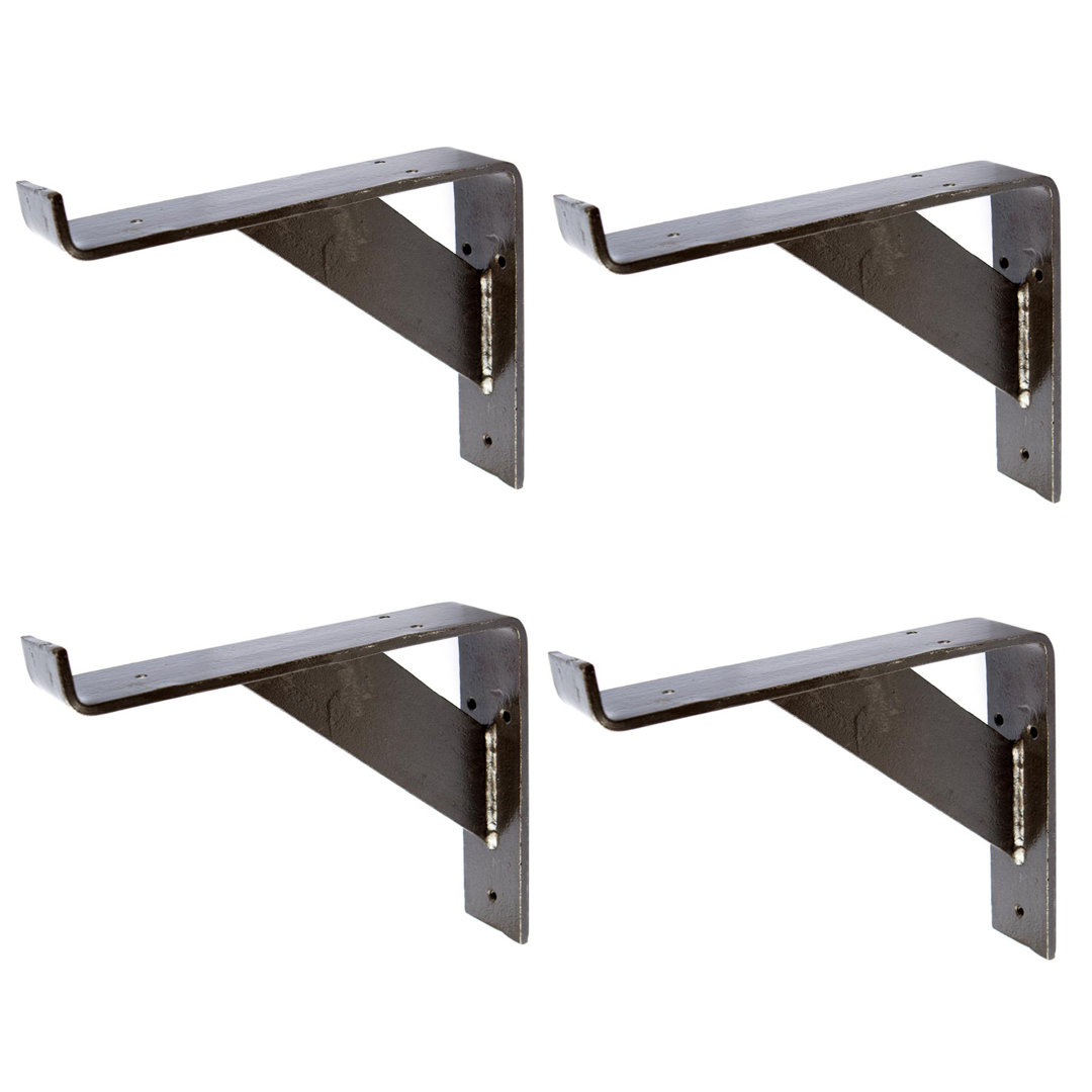 Hammer & Tongs - Gallows Style Scaffold Board Shelf Bracket - D240mm - Raw