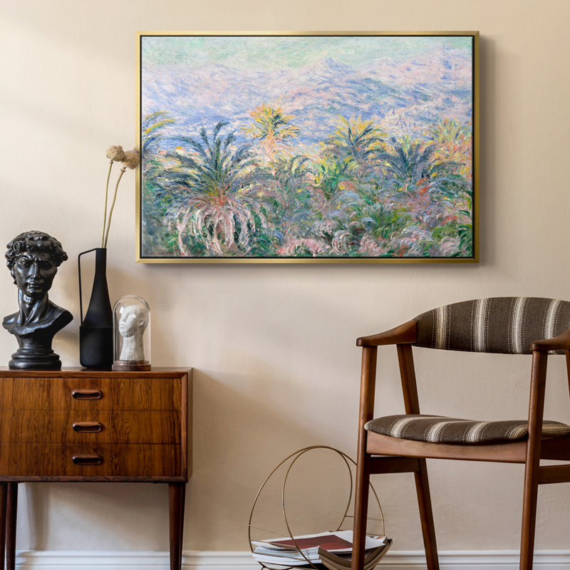 "Vintage Landscape -CCXLII" sur toile, Or, H 27 po x l 41 po