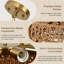 Luminaire de lustre en rotin Boho