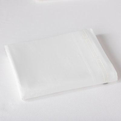 Stanza 420 Thread Count Egyptian-Quality Cotton Flat Sheet