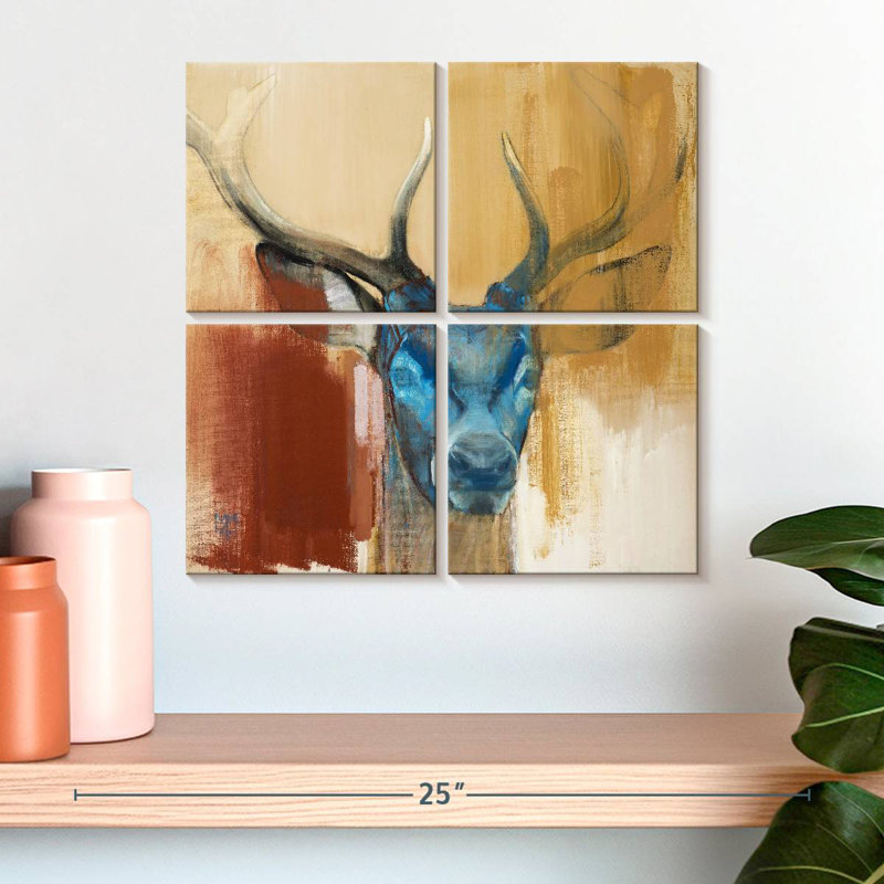 Jeune cerf Brampt Mask, H 18 po x l 18 po