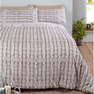 Noelle Cotton Striped Bedding with Pillowcases Included