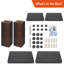 Wood Universal Desktop Speaker Stand(Set Of 2)