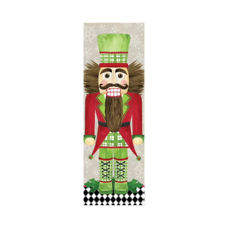 Nutcracker Christmas IV by Tara Reed - Wrapped Canvas Panoramic Print, 121.92 cm H x 40.64 cm W x 1.91 cm D