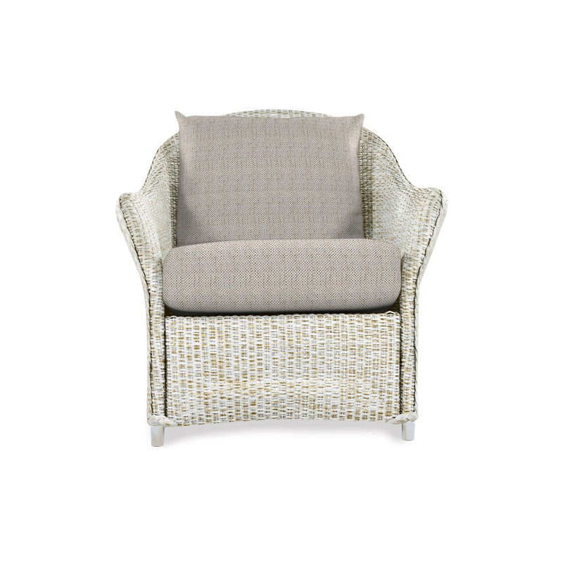 Weekend Retreat Outdoor Lounge Chair, Sandberg Dove, Pewter