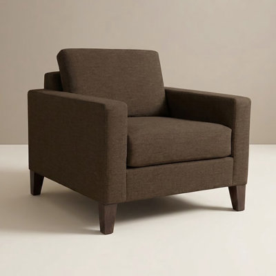 Henry Upholstered Accent Chair in Antic Chocolate