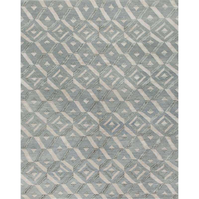 Contemporary Geometric Area Rug, Rectangle 8' x 10'