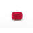Luxurious Red Pouffe, 25.6 x 16.5 x 25.6 Inches | 100% Polyester & Velvet Upholstery, Sturdy Wooden Body | Modern American Traditional Design, Perfect for Living Room, Hotel, & Southwestern Decor-847965133