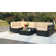Emilienne Wicker 6 - Person Modular Patio Conversation Sets with Cushions