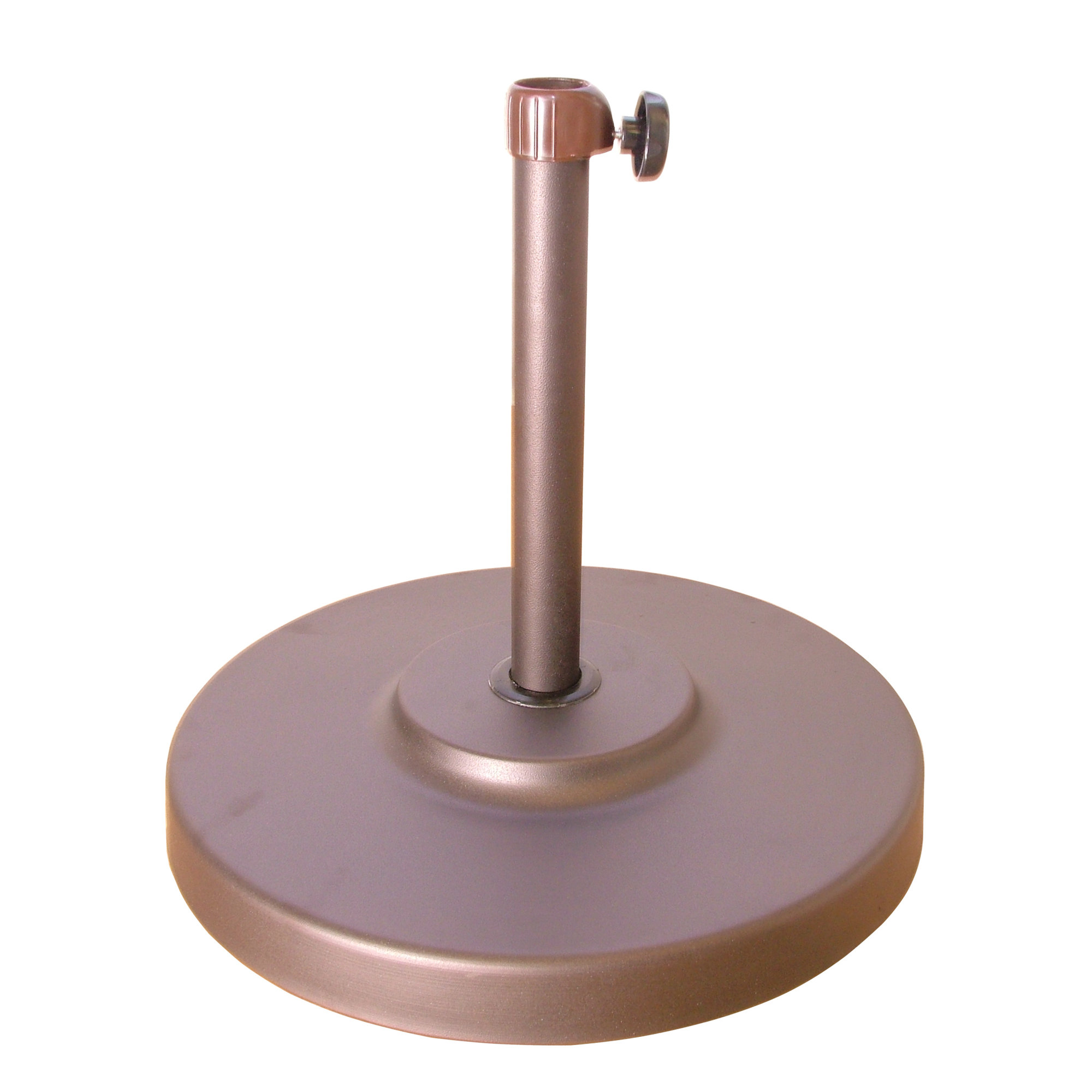 Harmonee Metal Free Standing Umbrella Base, Champagne