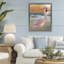 Cadre flottant Coastal Beach Flamingo, design par Matthew Piotrowicz-298013586-298013596