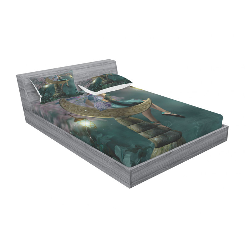 Microfiber Sheet Set, Full/Double Sheet Set with Fitted Sheet