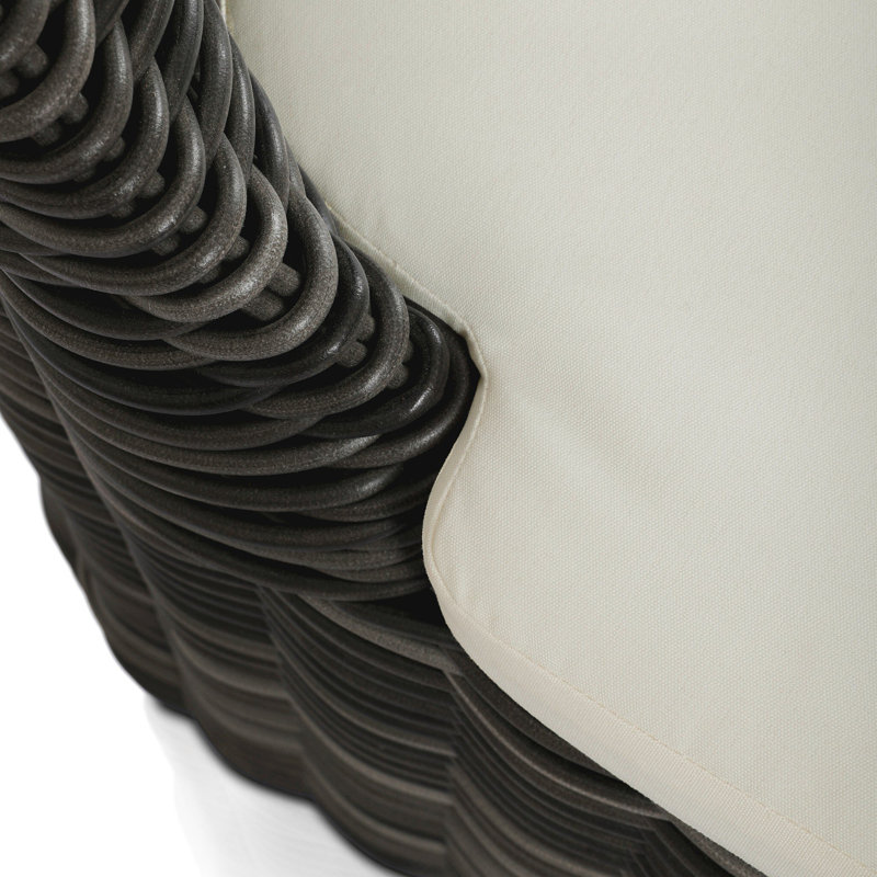 Messina Outdoor Dining Side Chair, Chunky Charcoal