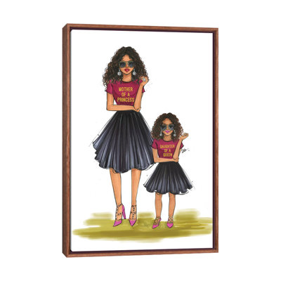 " Mom And Daughter - Queen And Princess " by Rongrong DeVoe