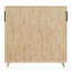 Bois de pin, 8 rangements, livres, boîtes de décoration, conception de compartiment optimisée, construction verticale, bibliothèque arrière optionnelle, tablettes fixes, fonctionnalité Space Cross, pour inclinaison murale