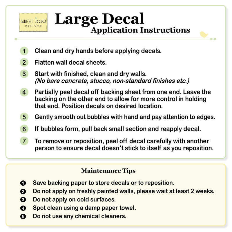 Large Watercolor Floral Wall Sticker