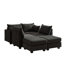 Canapé modulaire en velours côtelé Sectiona-1355213155