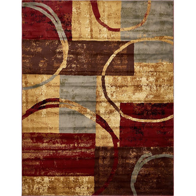 Adetomiwa Geometric Multi Area Rug