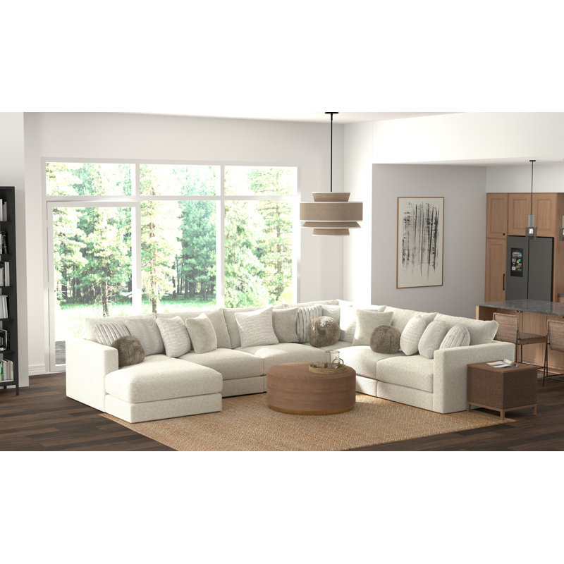 Canapé modulaire 6 pièces Ritzy, Orienté à droite