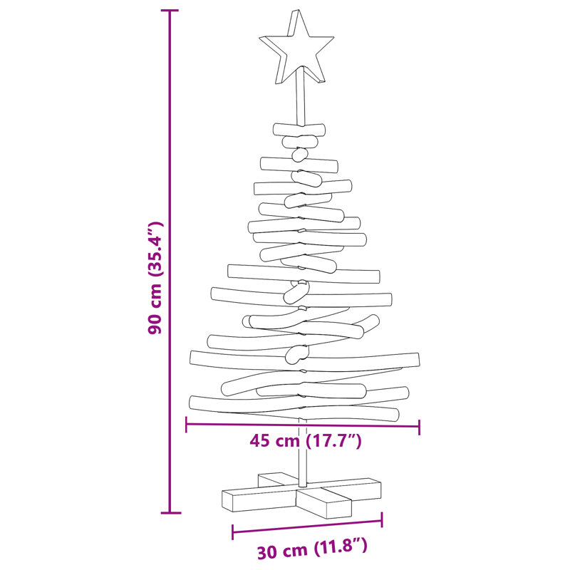 2.95' H Artificial Christmas Tree