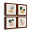 Simple Nature I - ensemble de 4 impressions sur toile encadrées-747523959-747523958