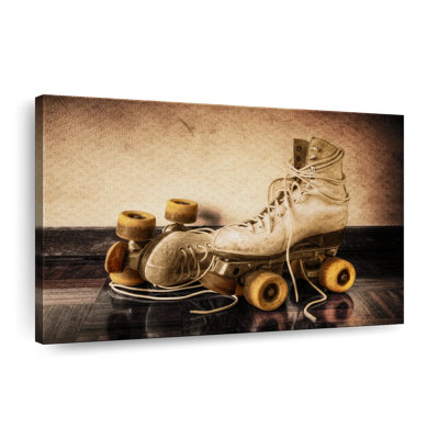 " Vintage Roller Skates Canvas Print " by Ivan S