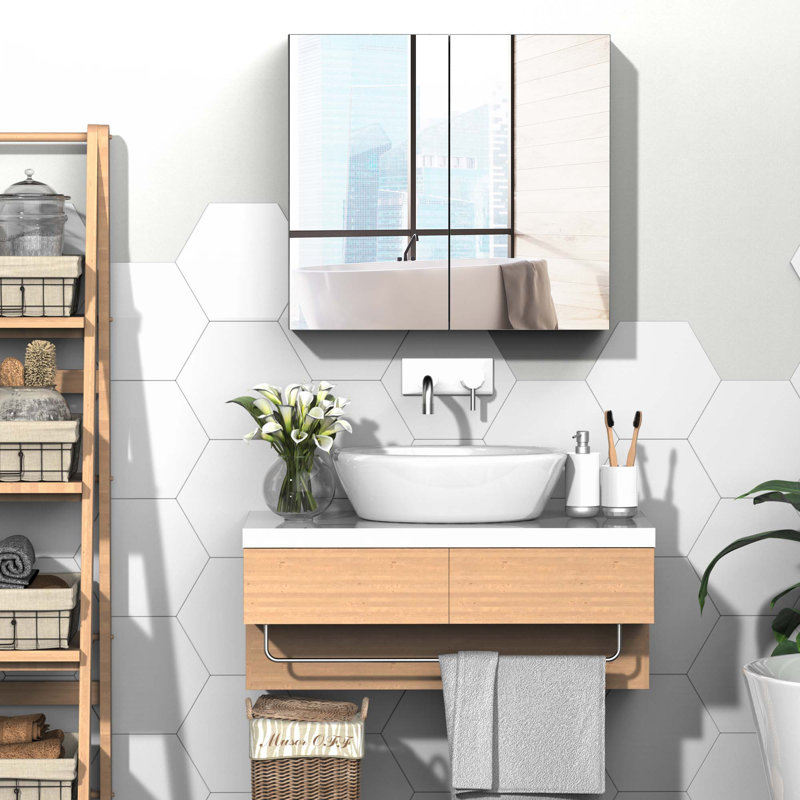 Armoire de salle de bain avec miroir