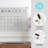 Thomas Martha Stewart Acrylic Wall Calendar with Notes with Dry Erase Marker and Mounting Hardware-89798294