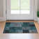 Premium Machine Washable Prisco Teal Rug