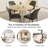Round Mid-Century Modern Dining Table-1613310498