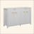 Modern Wave-Pattern Sideboard Cabinet With 2 Drawers And 4 Doors, 3-Level Adjustable Shelves, Aluminum Arc Handles, Scandinavian Style, 3 Colors, Suitable For Entryway, Living Room, Foyer