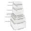 Ensemble de risers en acrylique 7 pièces-279863822