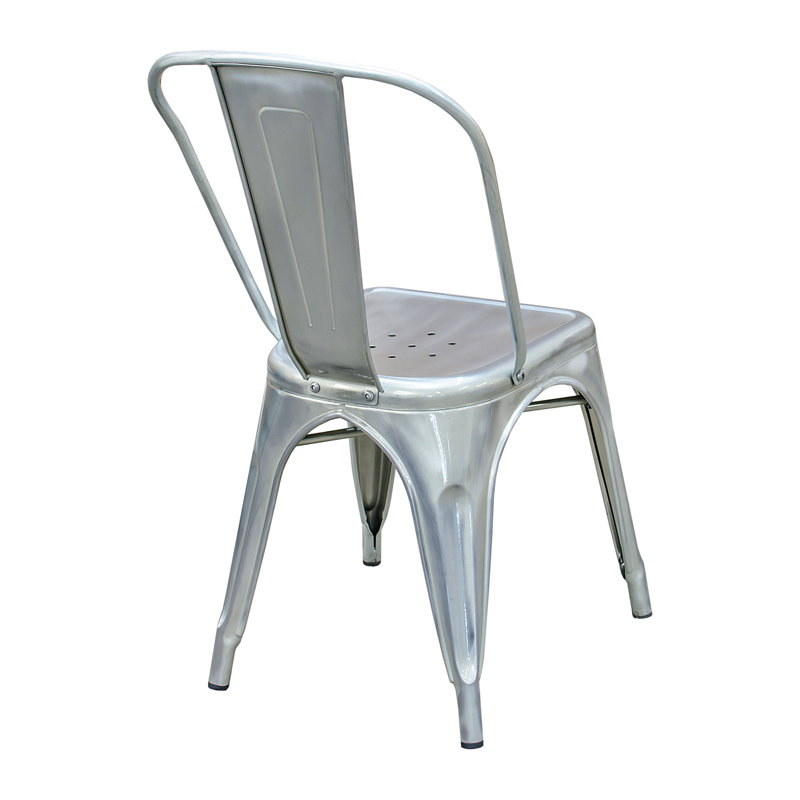 Chaise antique noire Paris, Gris clair