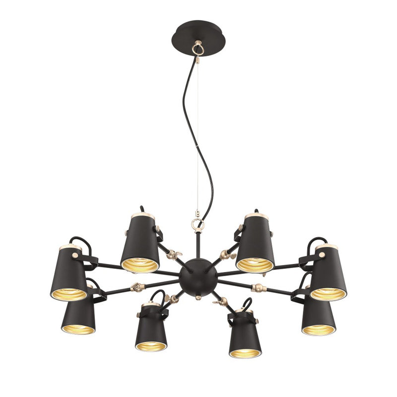 Lustre gris classique/traditionnel 8 lumières Falkville