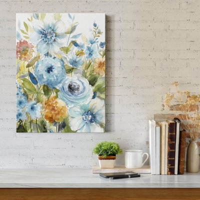 " Jardin De Azul " Painting Print