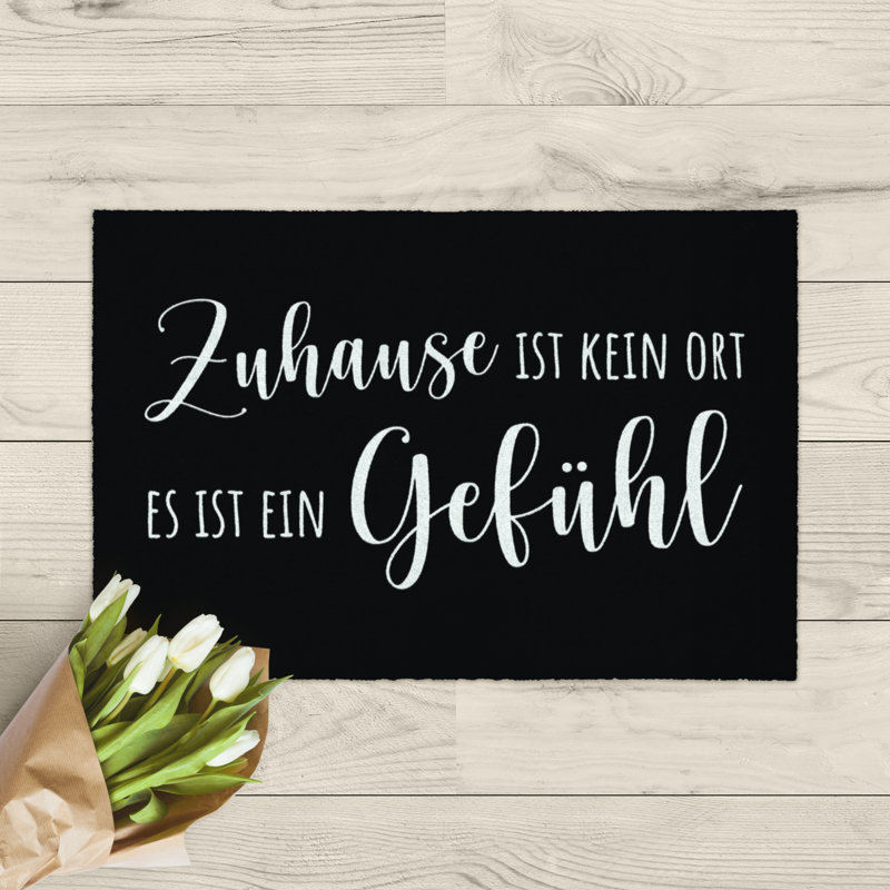 Fußmatte Modern Printed - Waschbare Türmatte bedruckt 50 x 75 cm