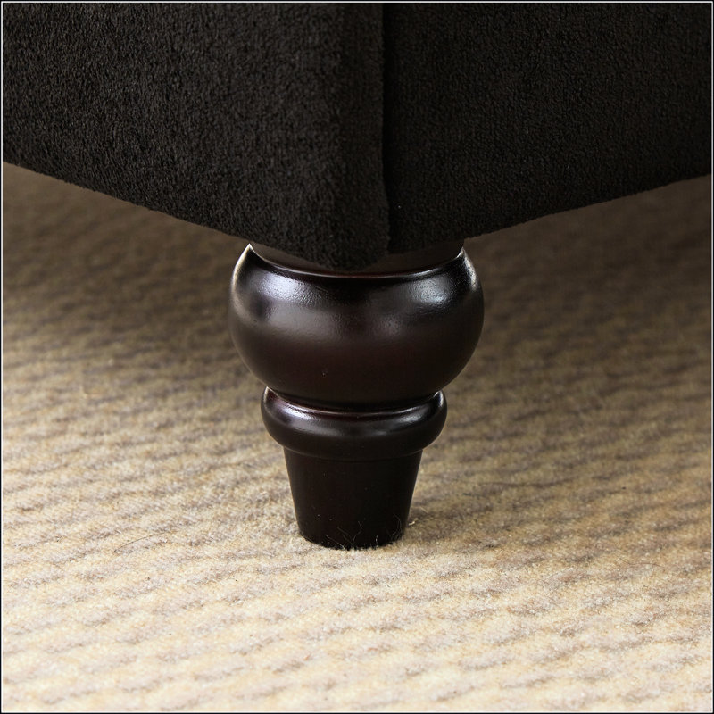 Canapé en chenille 3 pièces Novalune, Chenille noir