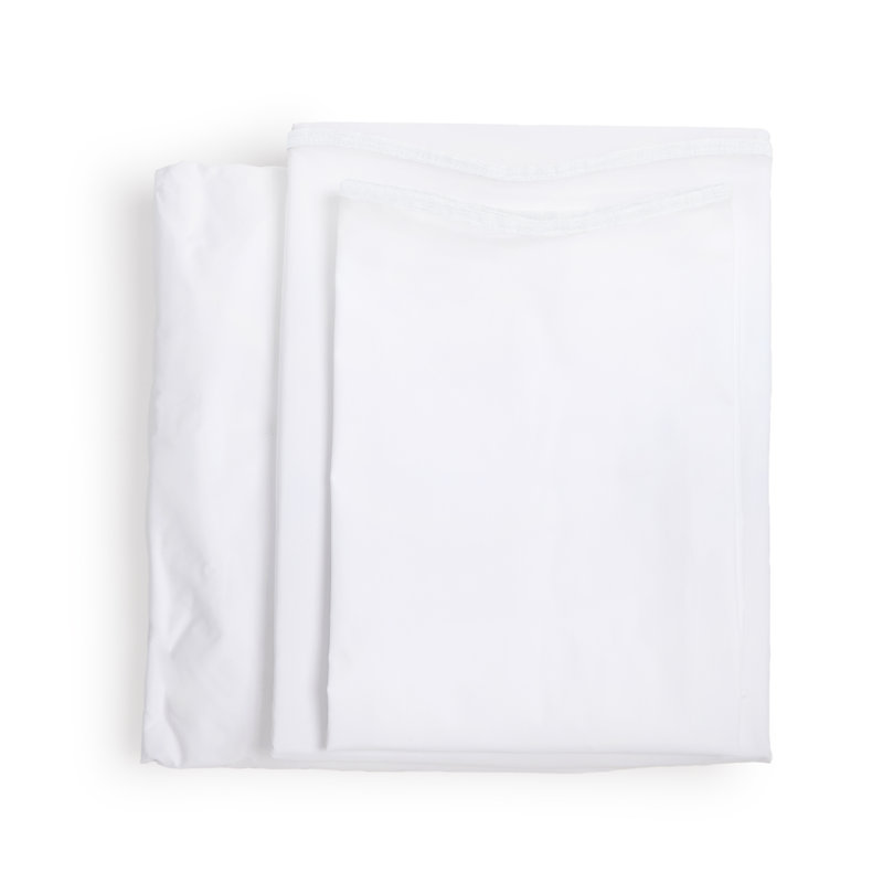 Skylar Sheet Set, Twin Sheet Set with 1 Pillowcase, White