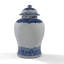 Ming blue medium jar