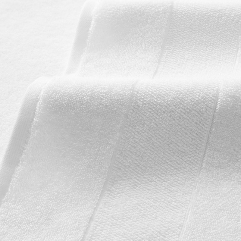 Teyvione Turkish Cotton Washcloths (Pack of 8), White