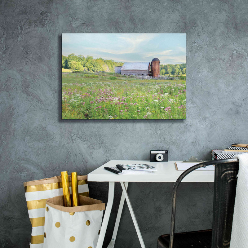 «Summer on the Farm» par Lori Deiter, estampe numérique sur toile, H 18 po x l 26 po x P 0,75 po