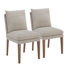 Chaise d'appoint rembourrée Brinley Sharla (ensemble de 2)